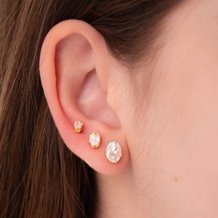 TRIO ZIRCÔNIA OVAL